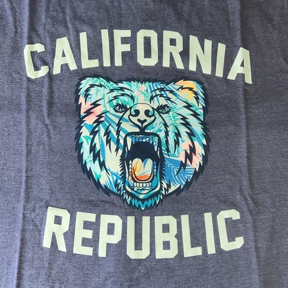 California Republic T-Shirt Men's Size Medium - Picture 3 of 10